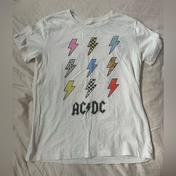 Target | Tops | Acdc Lightning Bolt Tshirt Size Medium | Poshmark